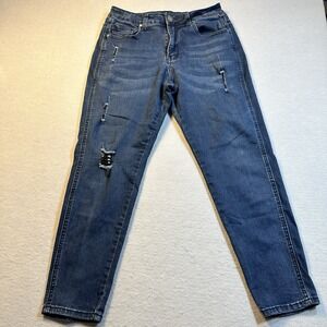 YoungLA Style 607 Distressed Slim Fit Jeans Mens Denim Stretch 32x30 (30x27)